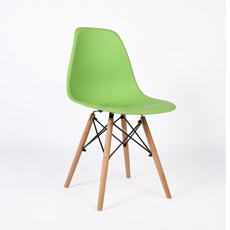 SCANDY VERT- chaise scandinave