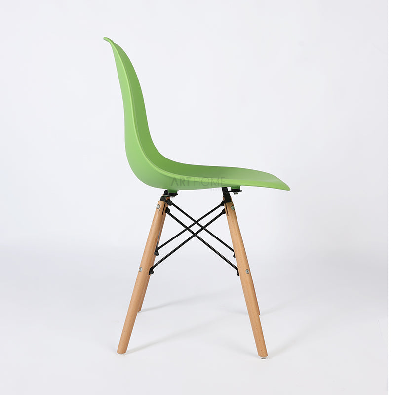 SCANDY VERT- chaise scandinave