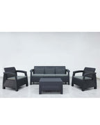 Salon BALI 5 places(3+1+1) - Gris Anthracite