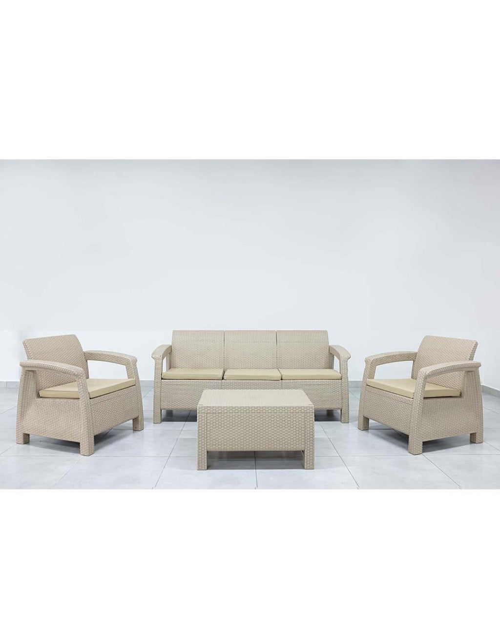 Salon BALI 5 places(3+1+1) - Beige