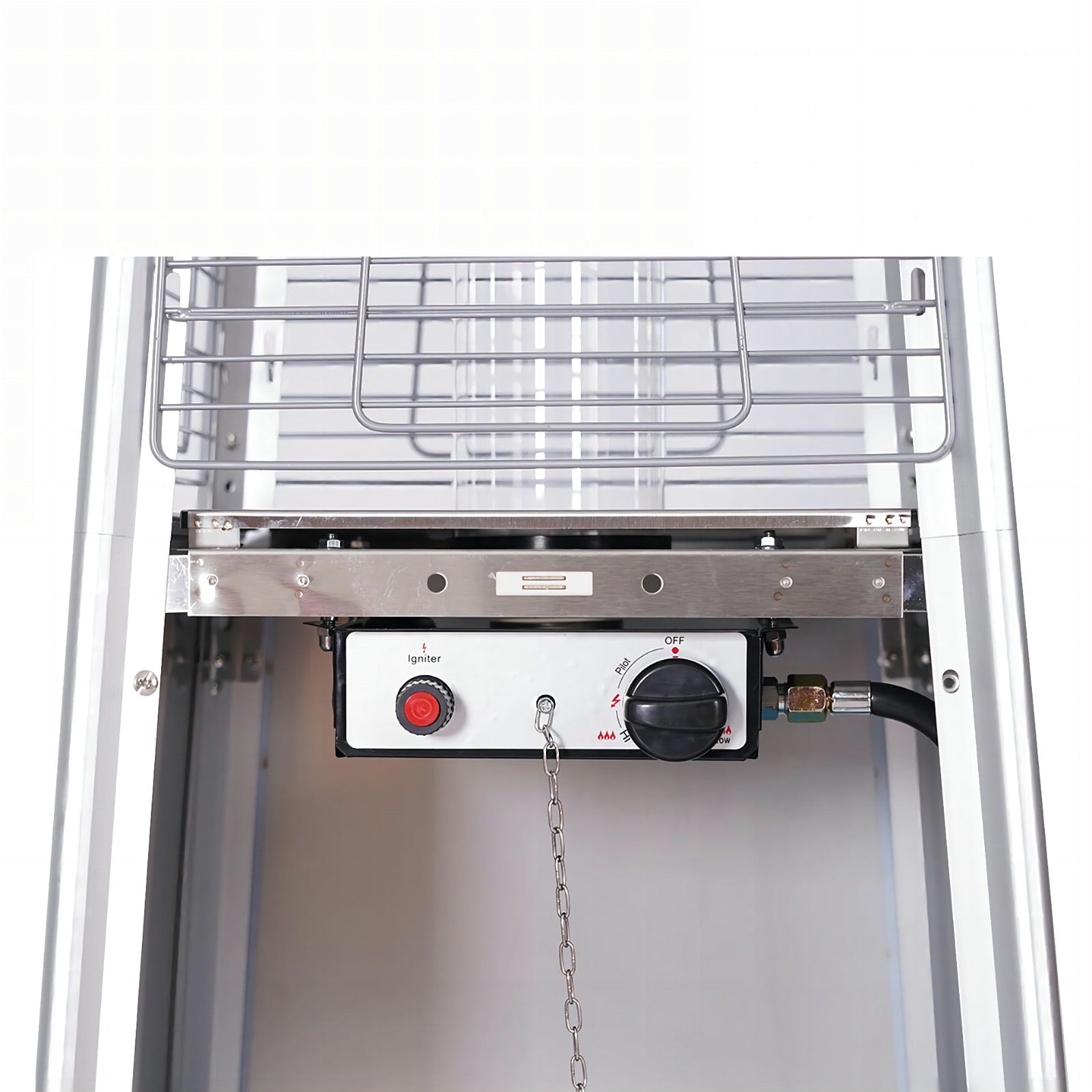 CHAUFFE TERRASSE PYRAMIDE INOX