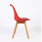 PERLA ROUGE - Chaise scandinave