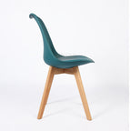 PERLA VERT CANARD - Chaise scandinave