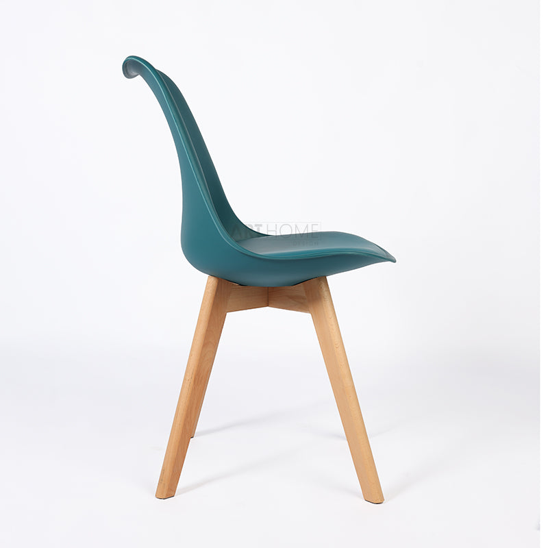 PERLA VERT CANARD - Chaise scandinave