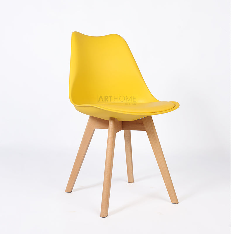 PERLA JAUNE - Chaise scandinave