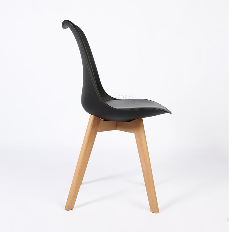 CHAISE SCANDINAVE PERLA NOIR ARTHOME ARTOFIS