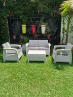 Salon BALI 4 places(2+1+1)- Blanc