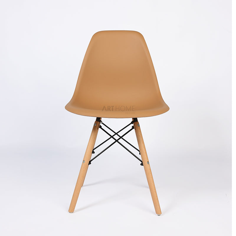 SCANDY MARRON - chaise scandinave