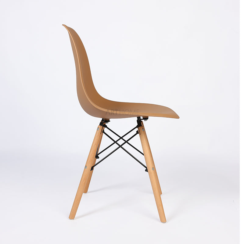 SCANDY MARRON - chaise scandinave