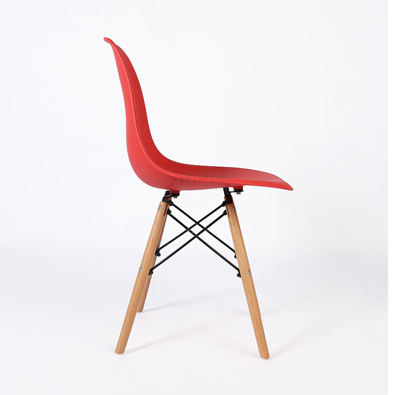 SCANDY ROUGE - chaise scandinave