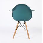 PRADO BLEU CANARD - chaise scandinave avec accoudoirs