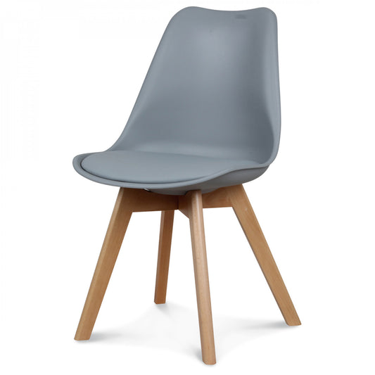 Chaise Scandinave Perla Gris